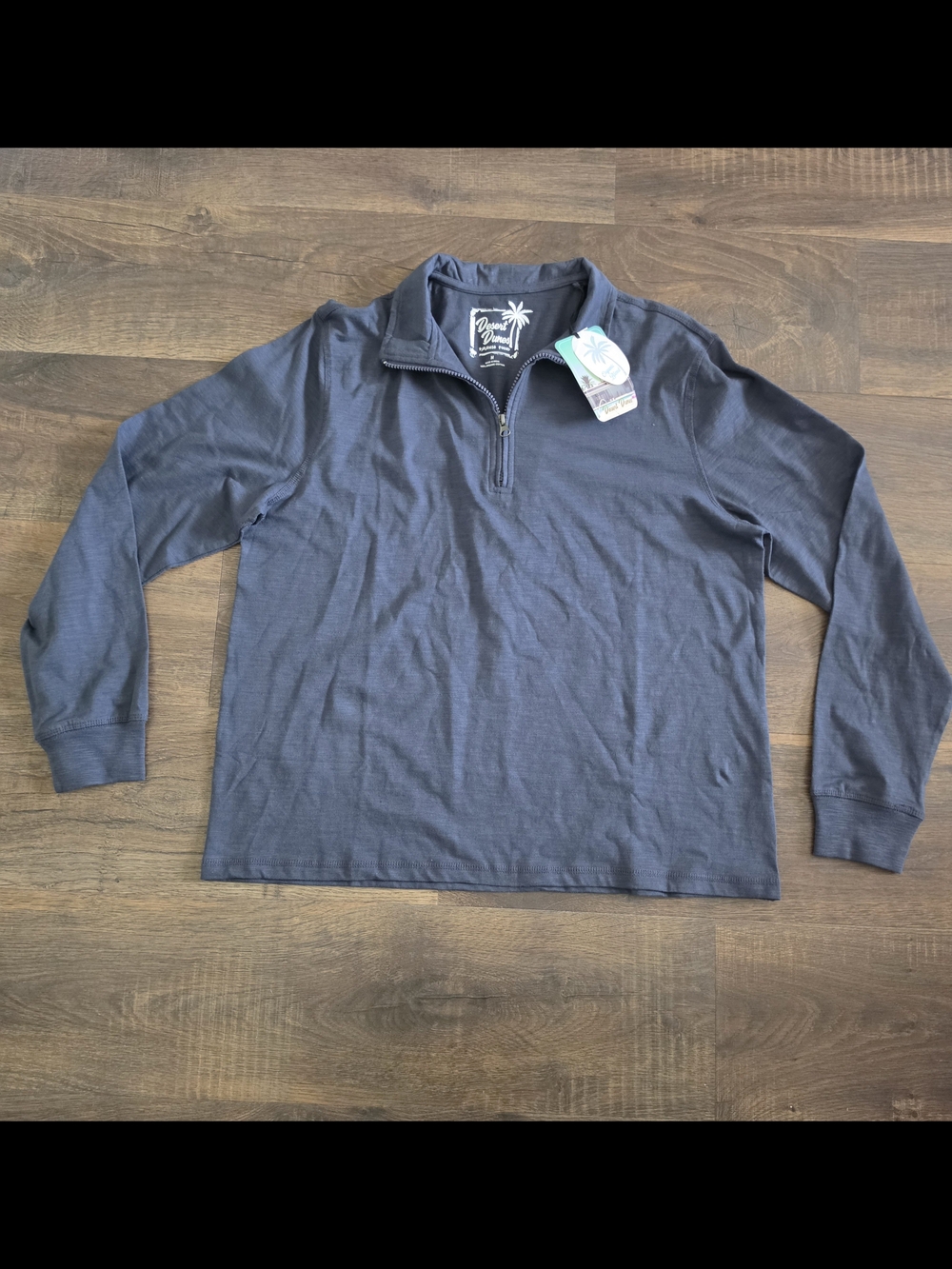 Desert Dunes Navy Graphic Pullover